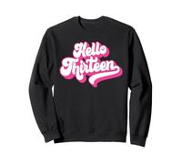 Hello Thirteen - 13 años de Edad, Color Rosa Sudadera