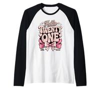 Hello Twenty One EST 2005 - Arco Retro Camiseta Manga Raglan