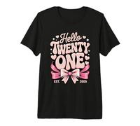 Hello Twenty One EST 2005 - Arco Retro Camiseta Premium