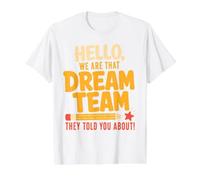 Hello We Are That Sped Team They Told You About Back School Camiseta gráfica económica, Hombre, Blanco, M