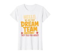 Hello We Are That Sped Team They Told You About Back School Camiseta gráfica económica, Mujer, Blanco, XL