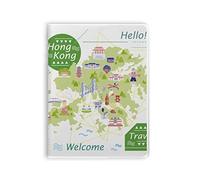 Hello Welcome to Hong Kong China - Cuaderno de tapa blanda