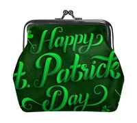 Hello Winter - Monedero con diseño de pingüino con texto en inglés "Kiss Lock", estilo vintage, Multicolor 02, 3.3x3.6 in/11x12 cm, Bolsa para monedas