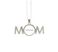 Hello World - Collar de regalo para el día de la madre en idioma irlandés para mamá, abuela, joyería de cumpleaños, Medium