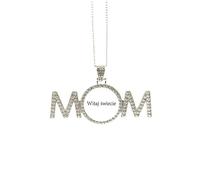 Hello World - Collar de regalo para el día de la madre, regalo para mamá, abuela, joyería de cumpleaños, Medium