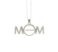 Hello World - Collar mongol Art Deco para el día de la madre, regalo para mamá, abuela, joyería de cumpleaños, Medium