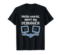 Hello World Meet My Debugger - Diseño de Engranajes de codificación Camiseta