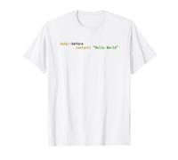 Hello World SASS Code - Diseño de codificador de Esquema de sintaxis Ligera Camiseta