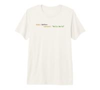 Hello World SASS Code - Diseño de codificador de Esquema de sintaxis Ligera Camiseta Premium