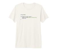 Hello World Vala Code - Diseño de codificador de Esquema de sintaxis Ligera Camiseta Premium