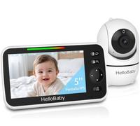 HelloBaby Cámara Vigilancia Bebe 5" sin WiFi,HB6550