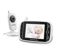 HelloBaby HB32 Camara vigilancia Bebe Inalámbrico de Vídeo con Cámara Digital, Vigilancia de la Temperatura de Visión Nocturnay 2 Way Talkback System Sólo Movimiento