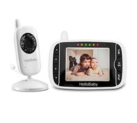 HelloBaby HB32 Camara vigilancia Bebe Vigilabebés Monitor Inalámbrico de Vídeo con Cámara Digital, Vigilancia de la Temperatura de Visión Nocturnay 2 Way Talkback System Sólo Movimiento