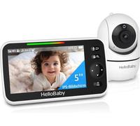 HelloBaby HB6550 Cámara Vigilancia Bebe Vigilabebes con Camara 5" sin WiFi