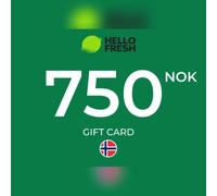 HelloFresh Gift Card 750 NOK Key - NORWAY