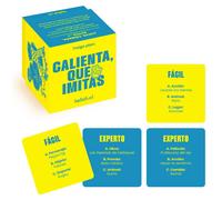 HELLOFUN! Juego Calienta Que Imita Español 4 Juegos en 1 +5 Años 96 Cartas