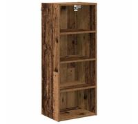 Helloshop26 - Armario colgante de madera antigua, almacenamiento eficiente, 40 x 29,5 x 100 cm, madera de ingeniería, color marrón 02_0053511