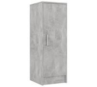 Helloshop26 - Armario para zapatos, almacenamiento de zapatos, armario, pasillo, salón, 32 x 35 x 92 cm, madera de ingeniería, color gris 02_0021811
