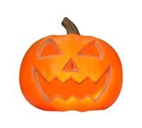 Helloween - Estatuas y esculturas de calabaza cantando para Halloween III Temporada de la bruja Jolly Jack O' Light Up Cantando Calabaza y Esculturas de dedo medio (E, talla única)