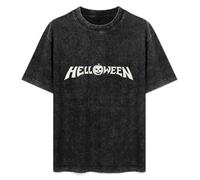Helloween Group Music Hipster Hip-Hop Men's T-Shirt Unisex Black Men Tees XL