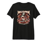 Helloween Heavy Mental Moto Halloween Diseño Camiseta Premium