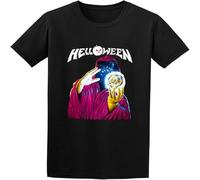 Helloween Keeper of The 7 Keys Men T Shirt Graphic Printed tee Shirt Mens Tops Black 3XL