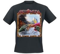 Helloween Keeper of The Seven Keys Hombre Camiseta Negro 100% algodón Regular