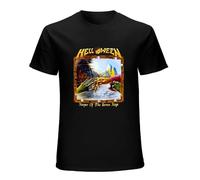 Helloween Keeper of The Seven Keys Part Ii Heavy Metal Kiske - Camiseta unisex para hombre, color negro, Negro , L