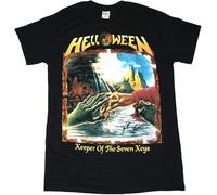 Helloween Keeper of The Seven Keys Part II Heavy Metal Kiske New Black T-Shirt Black