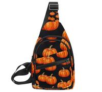 Helloween Pumkins 2_136 - Mochila pequeña cruzada para el pecho, Multicolor 15, 11.8x7x1.5in/30x18x4cm