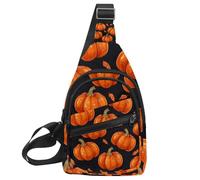 Helloween Pumkins 2_175 - Mochila bandolera, Multicolor 15, 11.8x7x1.5in/30x18x4cm