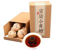 HELLOYOUNG 100g Té Pu'er auténtico té maduro con aroma a cítricos de Yunnan de China Buen té rico y lleno de capas
