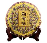 HELLOYOUNG 200g Té Pu'er pastel de té maduro añejado con aroma natural y puro de China Alimento verde orgánico sabor suave y un regusto ligeramente dulce té puer (1 pc)