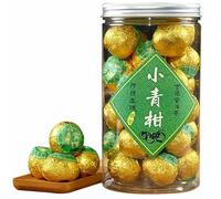 HELLOYOUNG 250g Té Pu'er cuentas de dragón de cítricos secados al sol naturales de China Sin aditivos buen té encanto persistente único