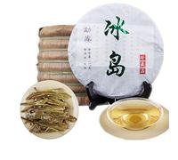 HELLOYOUNG 357g Té Pu'er crudo de hoja dorada del árbol antiguo BingDao de China Buen té sabor intenso color robusto
