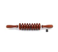 HELLOYOUNG Gym Sports Masajeador de músculos completo Rodillo de madera Stick Stick Trigger Point Recovery Tool Relajación profunda Gear Stick de Massage Autre (Bien-être et relajación) (02)