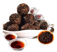 HELLOYOUNG Té Pu'er natural de China con cuentas de dragón Té frotado tradicional hecho a mano buen té aroma agradable regusto dulce (500g)