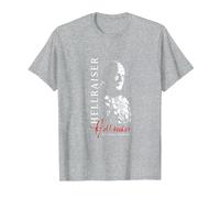Hellraiser Movie Hellseeker VII Puzzle Horror PAPL14570 Camiseta, Hombre, Gris Jaspeado, 4XL