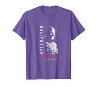 Hellraiser Movie Hellseeker VII Puzzle Horror PAPL14570 Camiseta, Hombre, Morado Jaspeado, 3XL