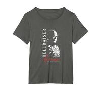 Hellraiser Movie Hellseeker VII Puzzle Horror PAPL14570 Camiseta, Mujer Tallas Grandes, Asfalto, 1XL Grande