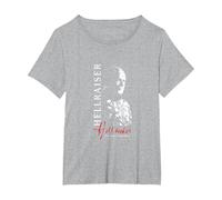 Hellraiser Movie Hellseeker VII Puzzle Horror PAPL14570 Camiseta, Mujer Tallas Grandes, Gris Jaspeado, 1XL Grande