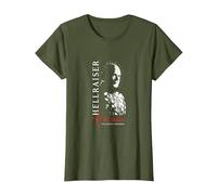 Hellraiser Movie Hellseeker VII Puzzle Horror PAPL14570 Camiseta, Mujer, Verde Oliva, 3XL