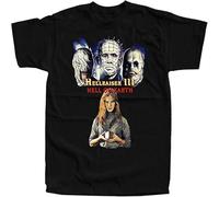 Hellraiser V4 Clive Barker Movie Poster 1987 T Shirt Mens Men's Breathable Cotton Crew Neck Plain tee Tops Black XL