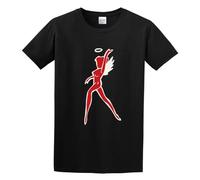 Hell'S Angel Unisex 100% Cotton Short-Sleeve T-Shirts Black M