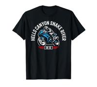Hells Canyon Snake River - Diseño de Motocicleta Camiseta gráfica económica