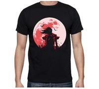 Hellsing Alucard Moon Hell Sing Anime Manga Unisex T-Shirt Black L