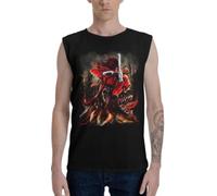 Hellsing Alucard Tank Top Boys Summer Sleeveless tee Casual Running Workout Sport Vest(Medium)