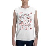 Hellsing Eyes Tank Top Men's Summer Sleeveless tee Casual Running Workout Sport Vest(Medium)