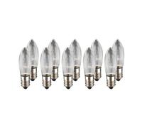 hellum 950076 - Velas de repuesto (10 unidades, 23 V, 3 W, 10 focos E10, interior)