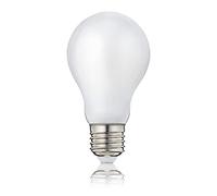 hellum Bombilla LED E27, 4,5 W, luz blanca cálida, 470 lúmenes, filamento, lámpara vintage E27 que sustituye a una bombilla incandescente de 40 vatios, 2700 Kelvin, luz blanca cálida mate, 206203